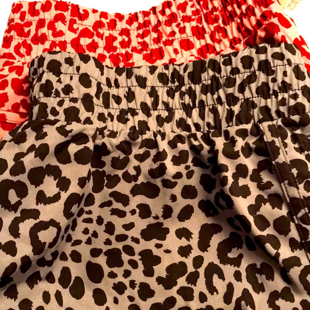 Shorts Pink Grey Leopard Print Bundle SZ 20